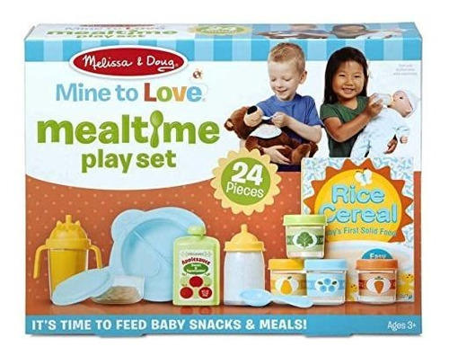 Melissa & Doug Mine To Love Mealtime Play Set For Muñeca S