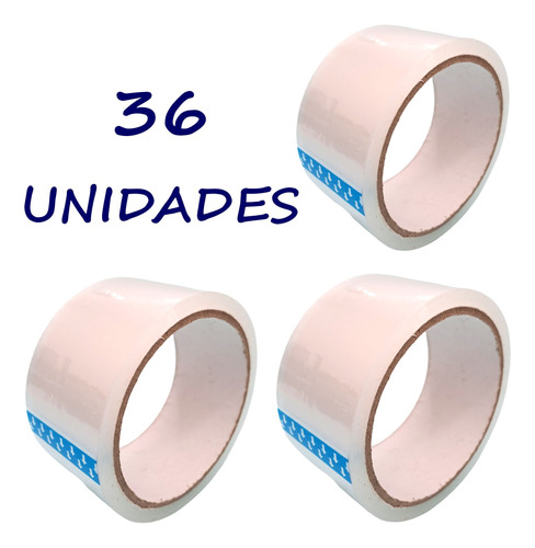 Cinta Embalar Transparente 48x40mts Pack Por 36 Unidades