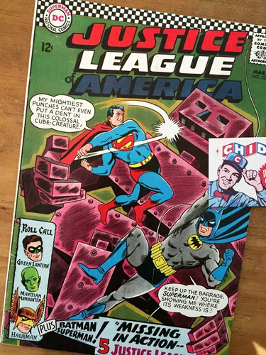 Comic - Justice League Of America #52 Batman Superman