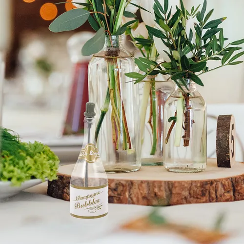Tubos De Ensayo De Plástico Para Bodas, Botella De Burbujas