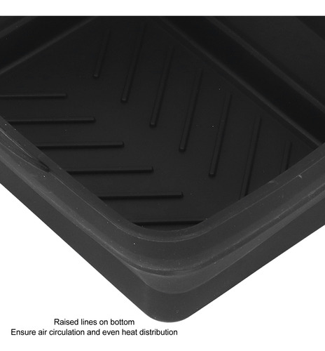 Fritadeira De Silicone Liner Air Cooker Pot, Bandeja Retangu