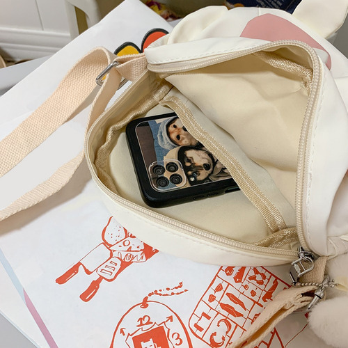 Bolso De Hombro Con Correa Ajustable De Dibujos Animados Par