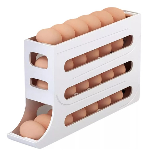 Caja De Almacenamiento Huevos Deslizante Para Refrigerador