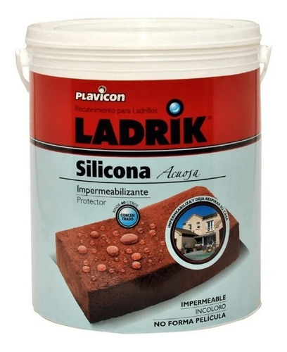 Plavicon Ladrik Silicona Acuosa Concentrada X 1 Lts.