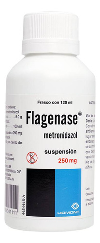 Flagenase Suspensión 250 Mg/5 Ml, 1 Frasco 120 Ml + Dosificador
