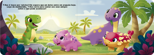 Miniaturas em ação - Bebês jurássicos, de Aline Lemay. Editorial VR Editora, tapa mole en português, 2023