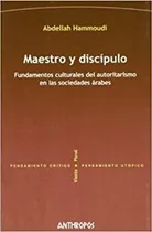 Comprar Maestro Y Discipulo. Fundamentos Culturales