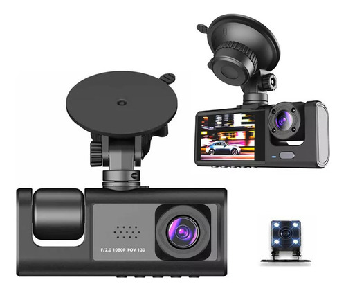 2 Hd 1080p Dashcam Dvr Dash Cámara Delantera Trasera