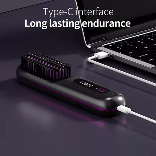 Alisador De Cabelo, Portátil, Recarregável Por Usb