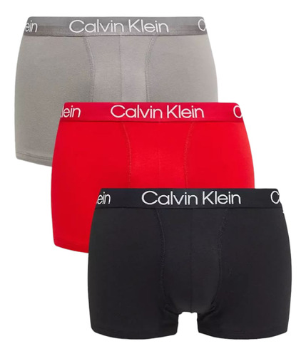 Boxer Trunk Classic Calvin Klein 100%algodón Cajax3 Original