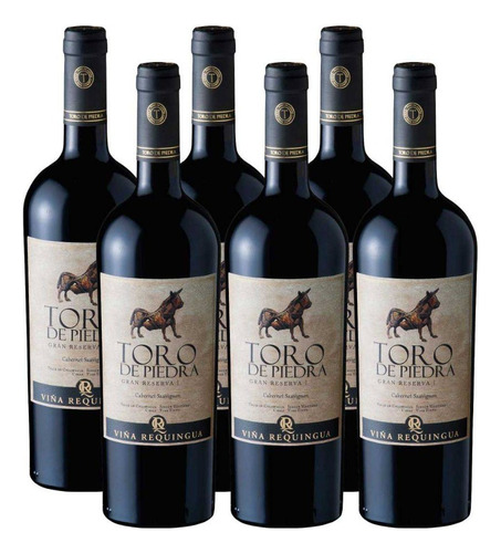 Vino Toro De Piedra Gran Reserva Cabernet 750cc 6 Unidades