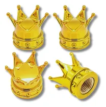 Comprar Tapones Válvula Llanta Corona Dorada 4 Pzs Para Toyota Scion