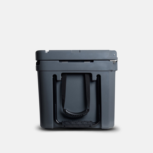 Zulki 65qt - Heladera Portátil 61.5lts Con Ruedas Color Gris Oscuro