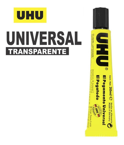 Uhu Universal 35ml Pegamento Adhesivo Papel Plástico Madera