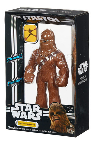 Boneco Stretch Chewbacca Elástico 22 cm Star Wars 3493- Sunny