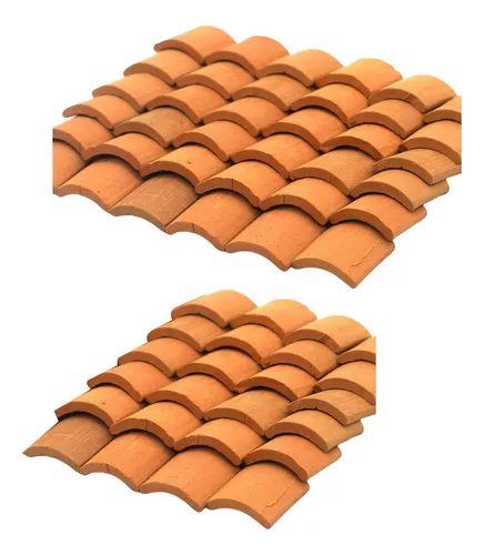Azulejos de techo modelo de construcción azulejos en miniatura
