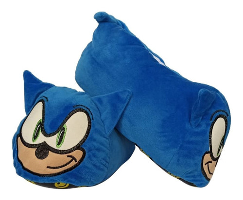 Babuchas Sonic Pantuflas Todas Las Tallas Suaves