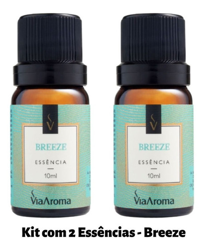 Essência Aromática Breeze 10 Ml Via Aroma Difusor Ambiente