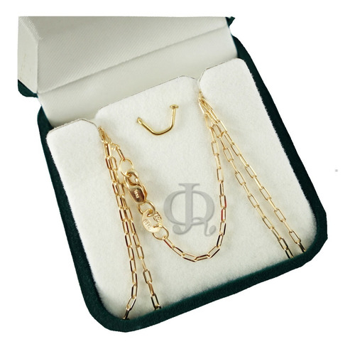 Imagen 4 de 6 de Cadena Oro 18k Forcet Maciza 70cm Y Cruz Hombre Co040 Jr