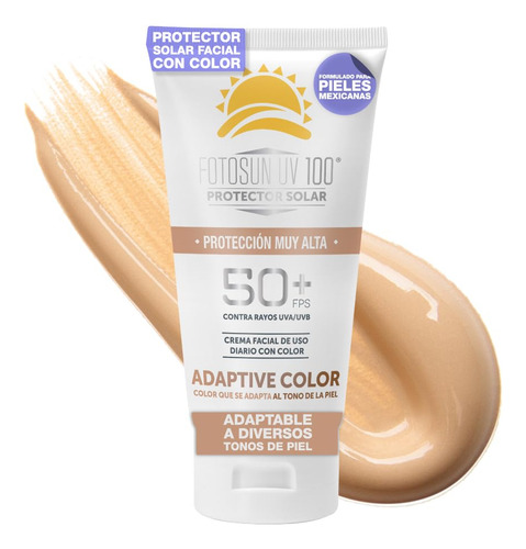 Protector Solar Adaptive Color Bloqueador Facial Uso Diario