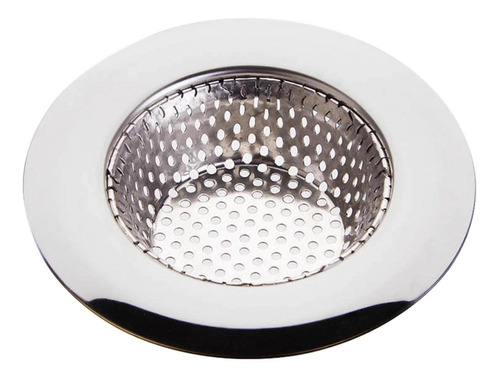 Ralo Em Inox Para Pia De Cozinha Casa Cuba Com Borda 9 Cm