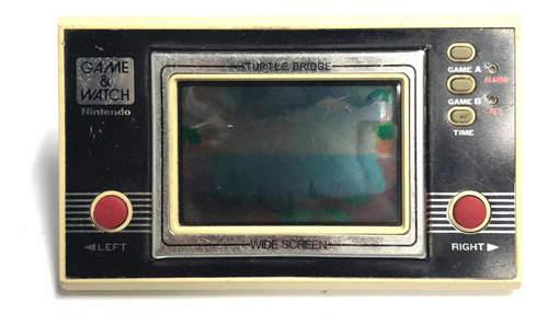 Turtle Bridge - Game & Watch Nintendo Word Screen Tl-28 1982