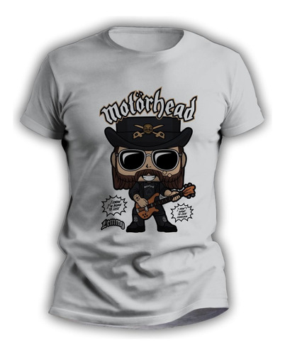 Remeras Sublimadas Rockeras Lemmy Kilmister Motorhead - 7308