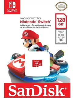 Memoria Micro Sd Nintendo Switch Uhs-i Sandisk Sdsqxao 128gb