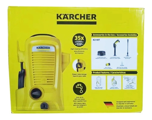 Hidrolavadora 1600psi Karcher K2 Universal