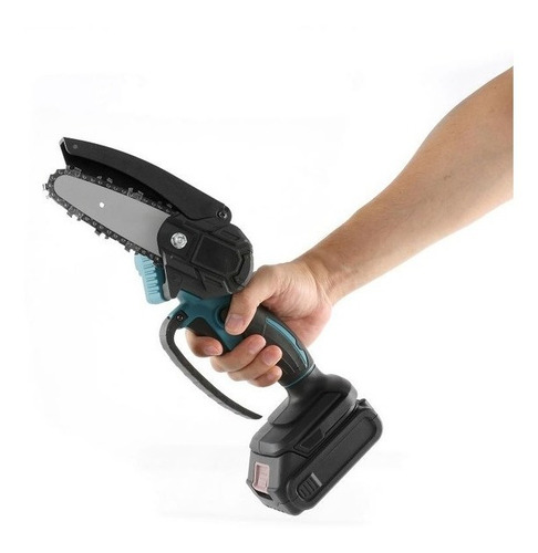 Imagen 3 de 6 de Mini Motosierra Eléctrica De 21v Con 2 Baterías - Milgenial