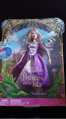 Barbie Princesa De La Isla Luciana 2007 Usado