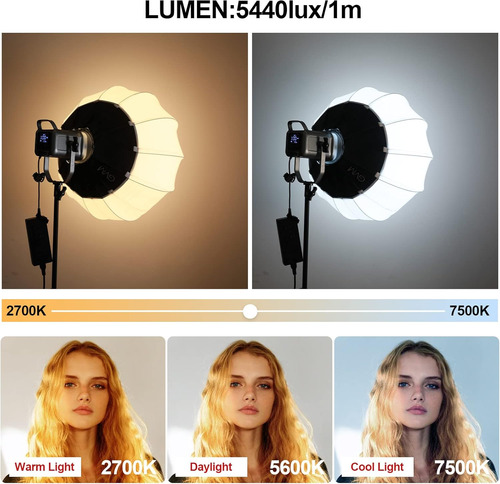 Gvm - Kit De Luz De Video Rgb De 150 W, 2700 K ~ 7500 K, Luz