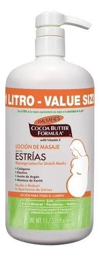 Loción De Masaje Palmer's Cocoa Butter Para Estrías 1 L