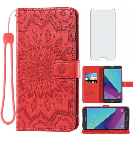 Funda Para Samsung Galaxy J7 2017 Tyhqb Rojo