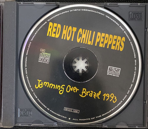 Imagem 3 de 5 de Cd Jamming Over Brazil 1993 (impo Red Hot Chili Pepp