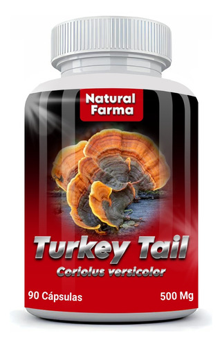 Nootrópico Turkey Tail Pro - Natural Farma 90caps 500mg