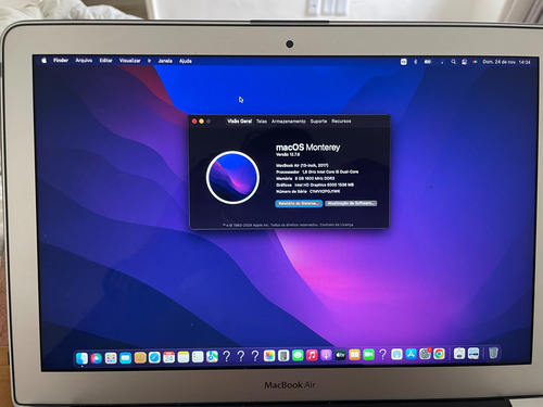 Macbook Air 13' 2017 Core I5 128gb Prateado Prateado (Usado)