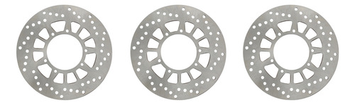 3 Discos De Freno Delanteros Para Yamaha Xtz150 Mtc