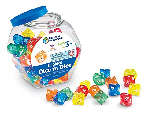 Juego De Dados En Dados De 10 Caras De Learning Resources