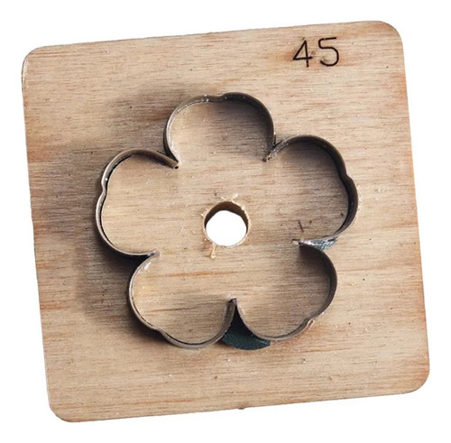 Dmm Molde For Cortar Cuero Con Flor, Manualidades, 45 Mm