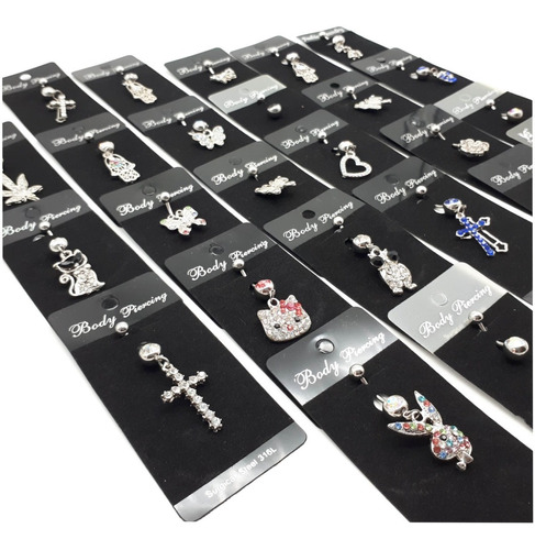 Oferta!6 Piercing Ombligo A Elección Acero Quirurgico Xmayor