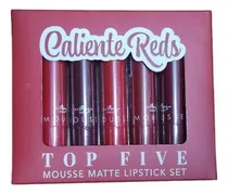 Comprar Labiales Mate Top Five Mousse Matte Italia Deluxe Original