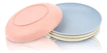 Comprar 4pcs Juego De Placas De Paja De Trigo Placas De Plástico De