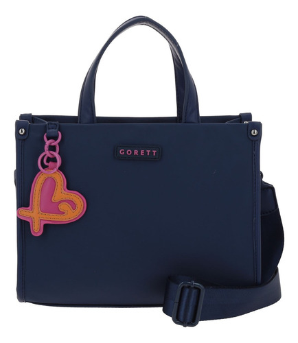 Bolsa Satchel Gorett Corett Color Azul Marino