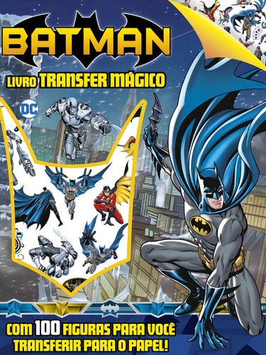 Batman Livro Transfer Mágico, de (Organizador) On Line Editora. Editorial IBC - Instituto Brasileiro de Cultura Ltda, capa mole em português, 2020