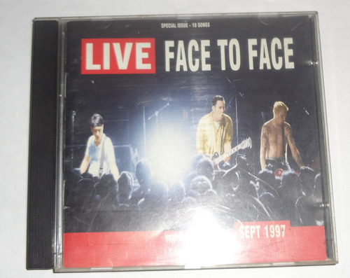 Cd - Face To Face - Live - Vagrant - 1998 - Impecable 