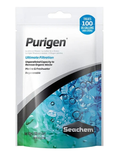 Seachem Purigen 100 Ml Filtración Acuario Material Filtrante