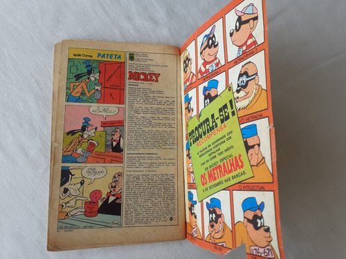 Mickey Nº 265 - Irmãos Metralha - 1974 - Estado Regular (Usado)