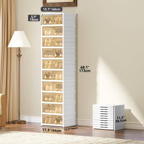 Yitahome Organizador De Zapatos 10 Niveles 20 Pares Mmg