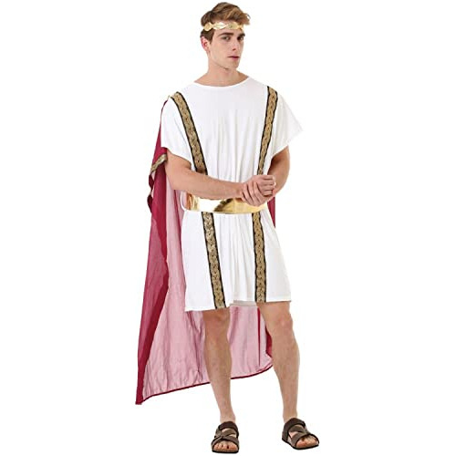 Disfraz De Emperador Romano Hombres  Julio César Y Tog...